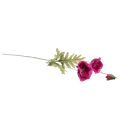 Floristik24 Artificial Poppies Decoration Silk Flowers Pink 70cm
