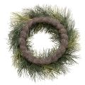 Artificial pine branch wreath