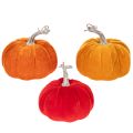 Floristik24 Fabric pumpkin as table decoration, autumn decoration, 13cm, 3 pieces