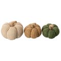 Decorative knitted pumpkins, autumn decoration, 10cm, 6 pieces | Floristik24.ie