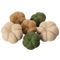 Decorative knitted pumpkins,