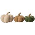 Decorative knitted pumpkins,