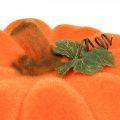 Floristik24 Pumpkin deco orange large Flocked autumn decoration Ø30cm