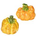Floristik24 Pumpkin figurine for autumn table decoration, autumn decor, 10cm, 2 pieces