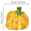 Pumpkin figurine for autumn table decoration, autumn decor, 10cm, 2 pieces | Floristik24.ie