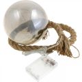 Floristik24 LED ball indoor light ball with rope Ø14cm 30L warm white