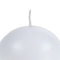 Floristik24 Ball candle 80mm white 6pcs