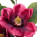 Floristik24 Artificial flower magnolia branch, magnolia artificial pink 65cm 3pcs