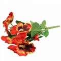 Floristik24 Artificial flowers, silk flowers, pansy orange 29cm