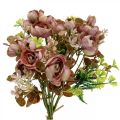 Floristik24 Artificial flowers deco bouquet ranunculus artificial pink 32cm