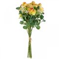 Floristik24 Artificial flowers deco bouquet ranunculus artificial yellow 32cm