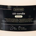 Large LED candle for battery