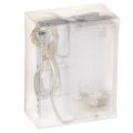 Battery-operated string lights for indoor use, warm white, 10 LEDs, 1m length, 6 pieces | Floristik24.ie