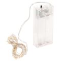 LED string lights for indoor use, battery operated, warm white, 30 LEDs, 3m, 6 pieces | Floristik24.ie