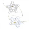 Floristik24 LED light chain stars micro LED timer inside white 1.90m