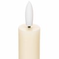 LED taper candle in white with