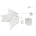 LED Star 3D White Timer Battery Outdoor Ø30cm H74cm | Floristik24.ie