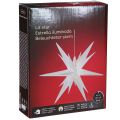 LED Star 3D White Timer Battery Outdoor Ø30cm H74cm | Floristik24.ie