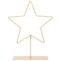 Floristik24 Star with 50 LEDs, metal table decoration, battery operated, for indoor use, 33cm