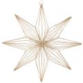 Floristik24 LED decorative star made of wire for hanging, for indoor use, battery operated, 51cm