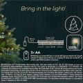 Tinsel Christmas garland with