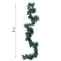 Tinsel Christmas garland with