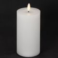 LED pillar candle, flickering,