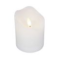 Floristik24 LED candle with timer real wax pillar candle Ø7cm H9cm