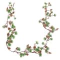 Floristik24 Artificial larch garland with cones and needle branches, 120cm