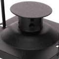 Black lantern with handle for