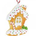 Floristik24 Gingerbread house H9cm 3pcs