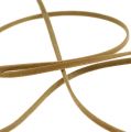 Floristik24 Leather cord matt light brown 3mm 10m