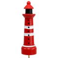 Floristik24 Lighthouse as plug blue, red 7.5cm L28cm 8pcs