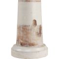 Floristik24 Lighthouse decoration maritime decoration wood natural white 58cm