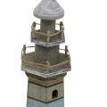 Floristik24 Lighthouse to put, maritime wooden decoration nature, blue-white shabby chic H54cm