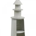 Floristik24 Lighthouse Shabby Chic Cream Maritime Deco Ø13cm H41.5cm