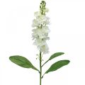Floristik24 Levkoje White artificial flower Artificial stem flower 78cm