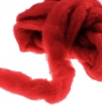Floristik24 Wool fuse 10m dark red