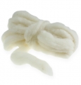 Floristik24 Wool fuse 10m white