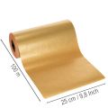 Cuff paper roll, gold/red, 25cm x 100m, floristry supplies | Floristik24.ie
