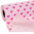 Cuff paper with heart motif,