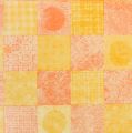 Floristik24 Cuff paper 37.5cm 100m checkered orange