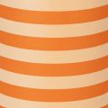 Cuff paper roll, orange striped, 25cm x 100m | Floristik24.ie