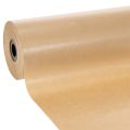 Floristik24 Natural Kraft Paper Cuff Paper Roll 25cm 100m Decorative Paper