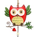Floristik24 Metal owl to hang 12cm 2pcs