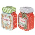Metal cookie tin with