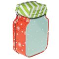 Metal cookie tin with