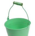 Floristik24 Decorative bucket green ass. Ø12cm H10cm 8pcs.