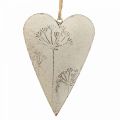 Floristik24 Metal heart, decorative heart for hanging, heart decoration H11cm 3pcs