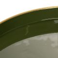 Decorative tray in green with